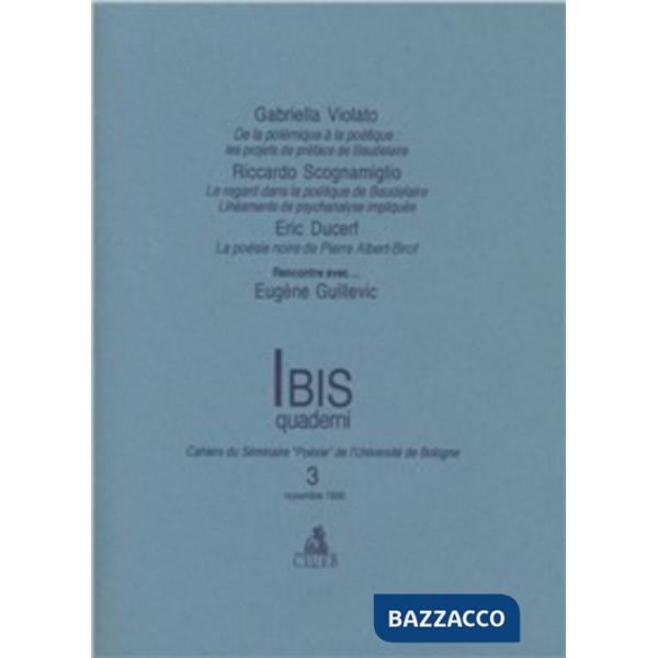 Ibis. Quaderno. Vol. 3