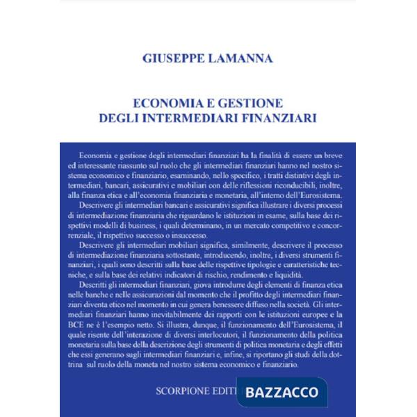 Economia e gestione degli intermediari finanziari