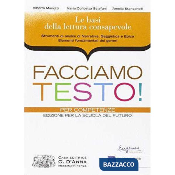 FACCIAMO TESTO NARRATIVA + EPICA