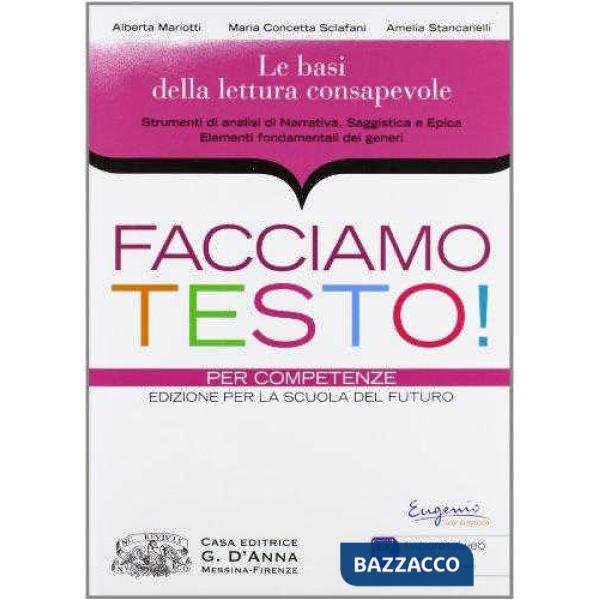FACCIAMO TESTO NARR. BASI + LETT