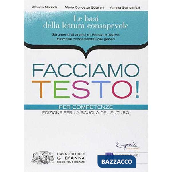 FACCIAMO TESTO POESIA BASI + LETT