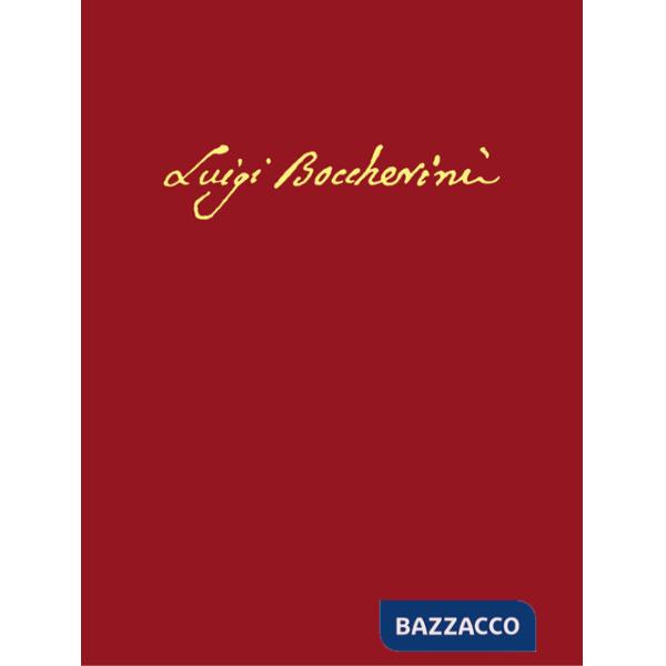 9 quintets for guitar, 2 violins, viola and violoncello (G 445-450, 451, 453, G deest). Ediz. critica