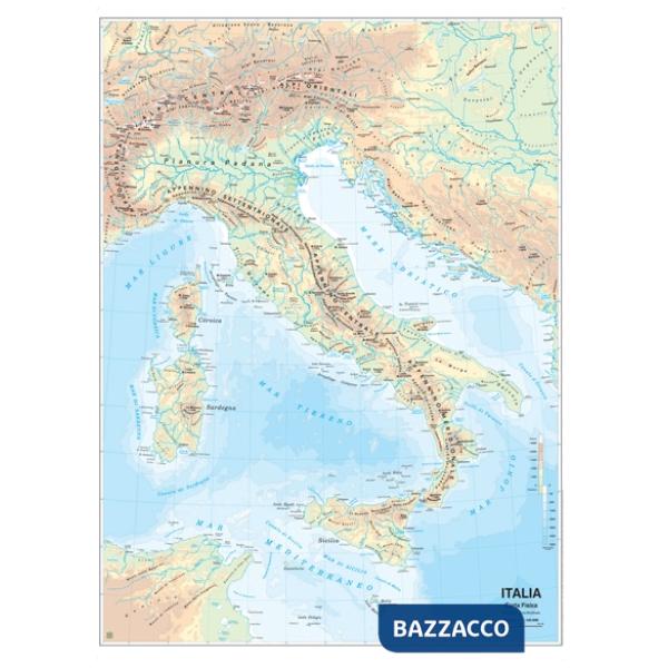 ITALIA SCOLASTICA (FISICO-POLITICA) 1:1.125.000