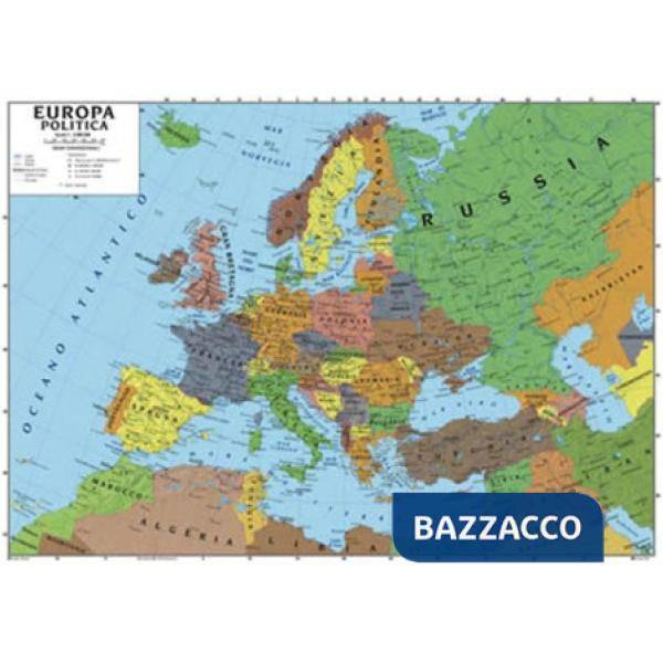 EUROPA SCOLASTICA (FISICO-POLITICA) 1:5.000.000