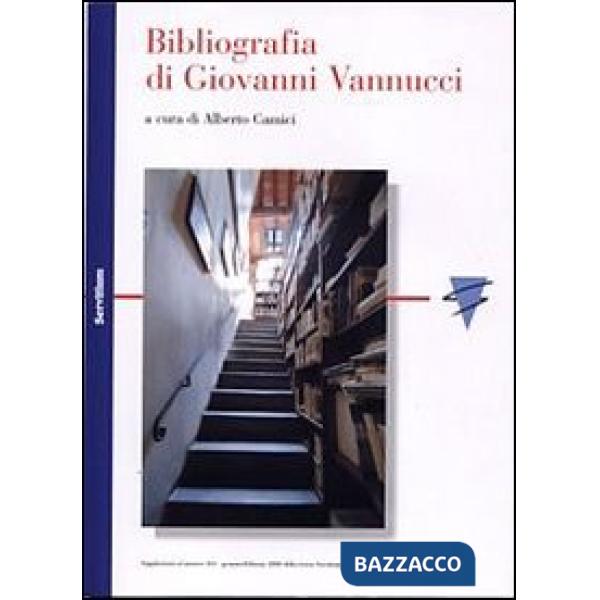 Bibliografia di Giovanni Vannucci