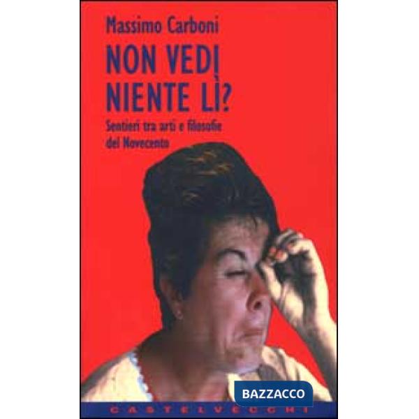 Non vedi niente lì? Sentieri tra arti e filosofie del Novecento