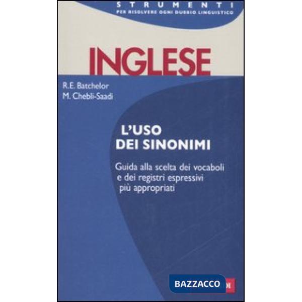 Inglese. L'uso dei sinonimi