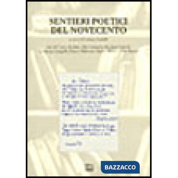 Sentieri poetici del Novecento