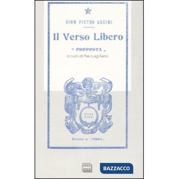 Verso libero (rist. anastatica 1908) (Il)