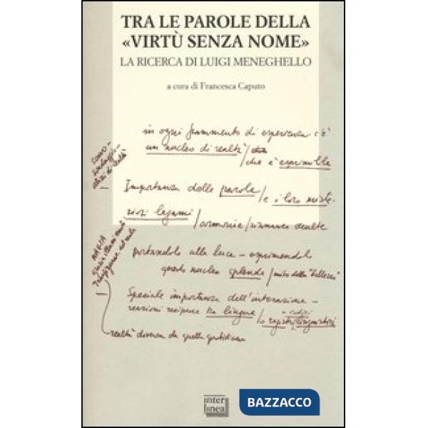 Tra le parole della «virtù senza nome». La ricerca di Luigi Meneghelle. Atti del Convegno internazionale di studi. (Malo, 26-28 