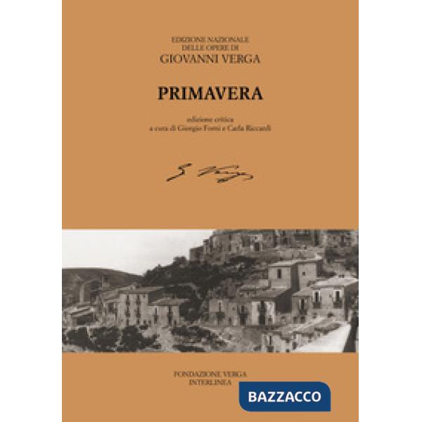 Primavera. Ediz. critica
