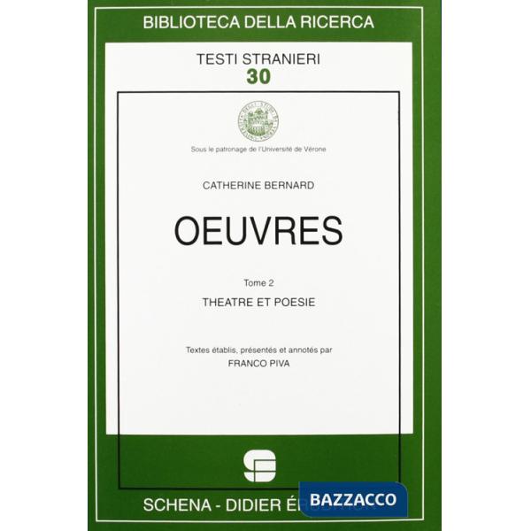 Oeuvres. Vol. 2: Théâtre et poésie