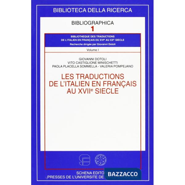 Traductions de l'italien en francais au XVII/e siècle (Les)
