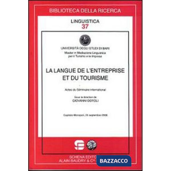 Langue de l'entreprise et du tourisme (La)