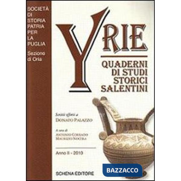 Yrie. Quaderni di studi storici salentini