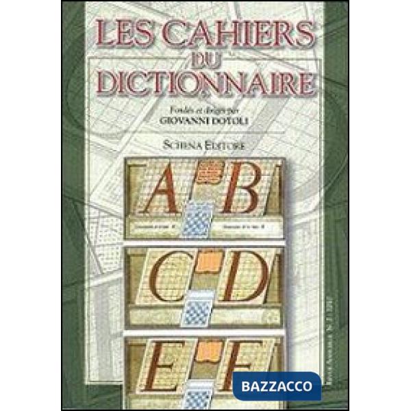 Cahiers du dictionnaire (2010) (Les). Vol. 2
