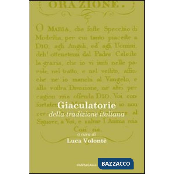 Giaculatorie della tradizione italiana
