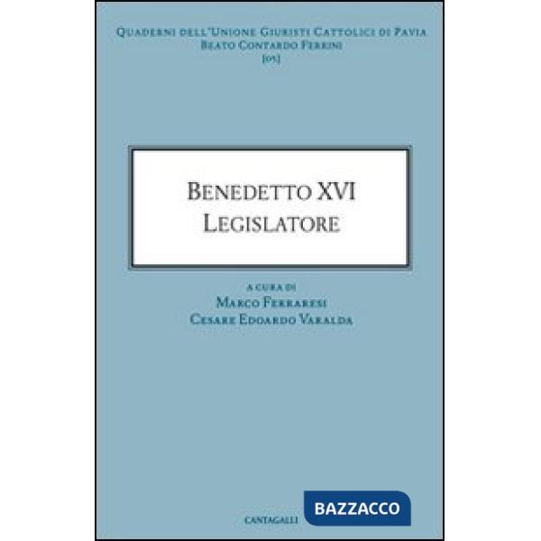 Benedetto XVI legislatore