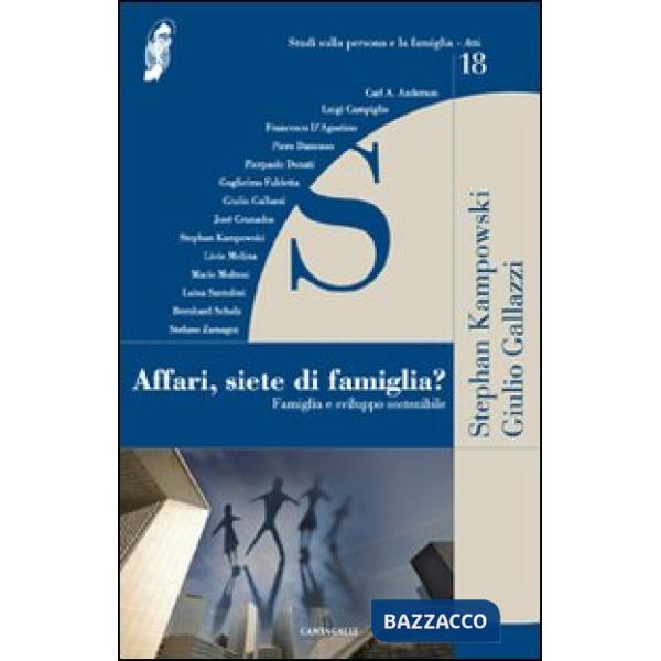 Affari, siete di famiglia? Famiglia e sviluppo sostenibile