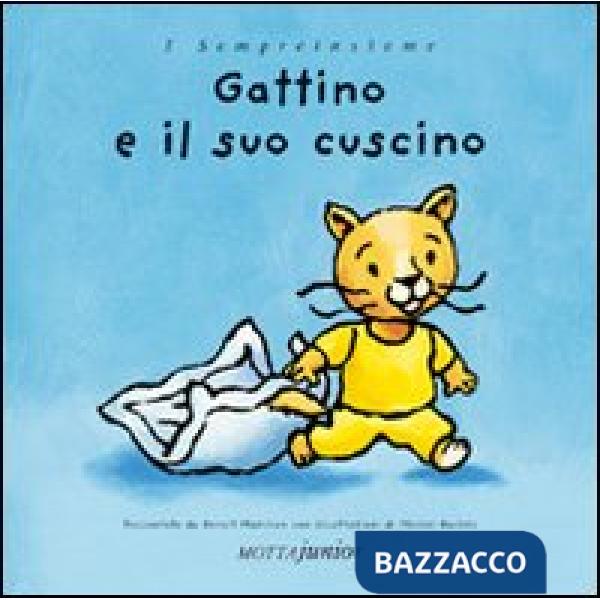 Gattino e il suo cuscino