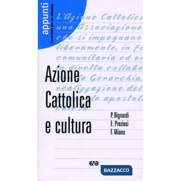 Azione Cattolica e cultura
