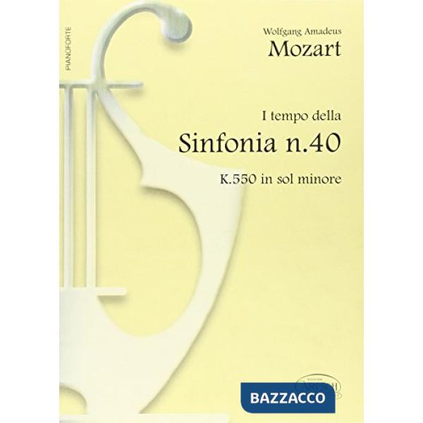 Mozart Wolfgang Amadeus, Tempo della sinfonia N. 40 K550 in sol minore (spartiti musicali)