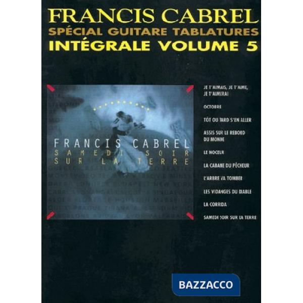 Intégrale. Per chitarra. Spartito. Vol. 5