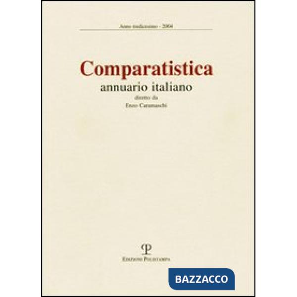 Comparatistica. Annuario italiano 2004