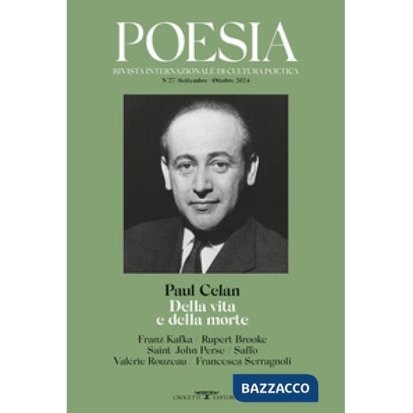 Poesia. Rivista internazionale di cultura poetica. Nuova serie. Vol. 27