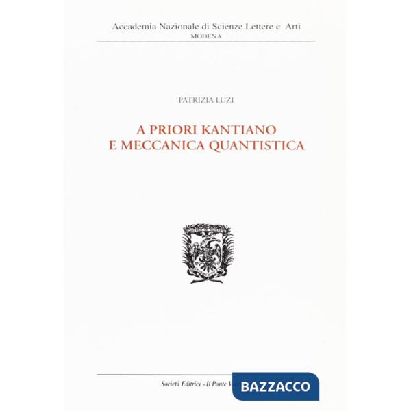 A priori kantiano e meccanica quantistica