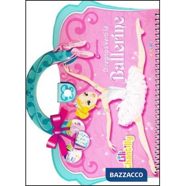 Disegna e vesti le ballerine. Ediz. illustrata. Con adesivi
