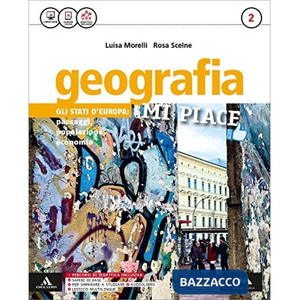 GEOGRAFIA MI PIACE VOLUME 2 + ATLANTE 2