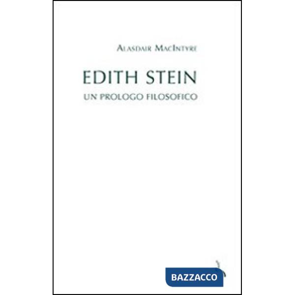 Edith Stein. Un prologo filosofico