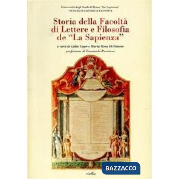 Storia della Facoltà di lettere e filosofia de «La Sapienza»