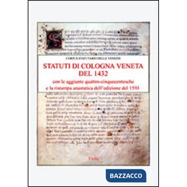 Statuti di Cologna Veneta del 1432