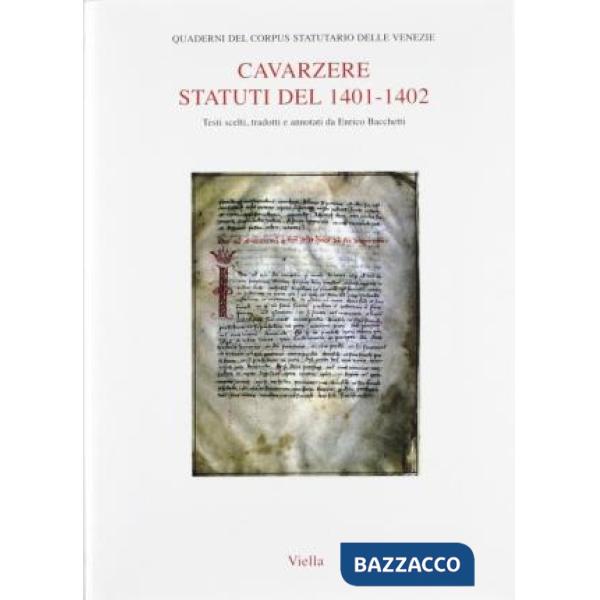 Cavarzere. Statuti del 1401-1402