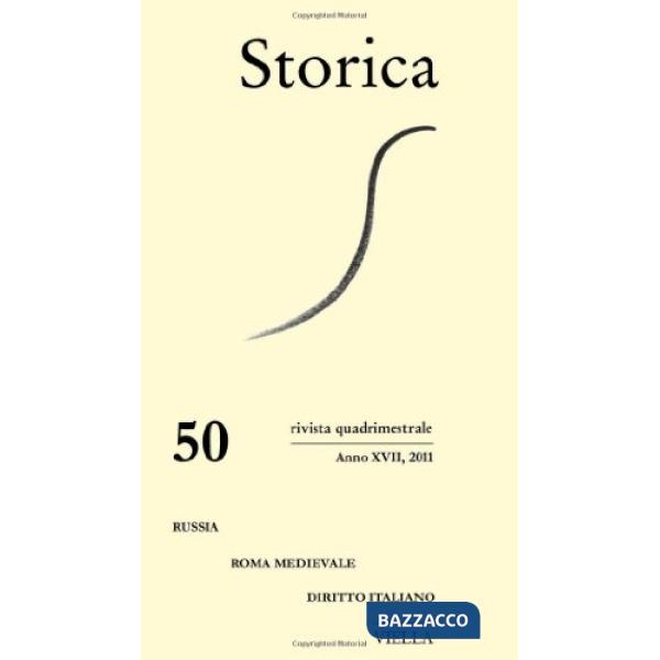 Storica (2011). Vol. 50