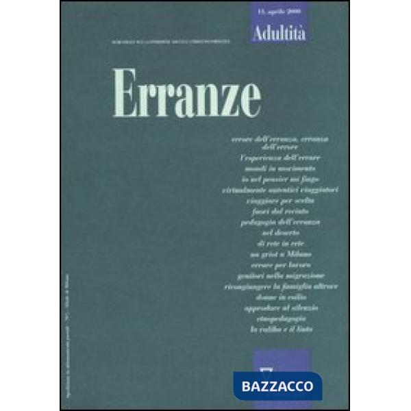 Adultità. Vol. 11: Erranze