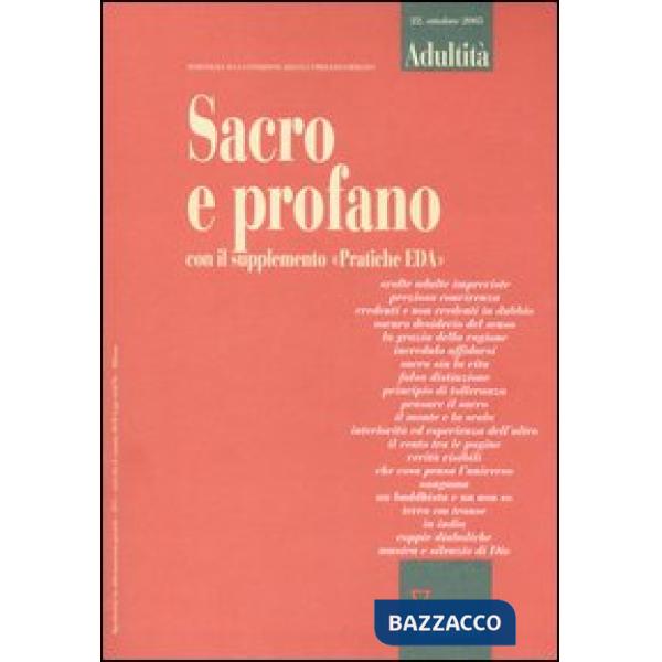 Adultità. Vol. 22: Sacro e profano