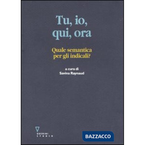 Tu, io, qui, ora. Quale semantica per gli indicali?