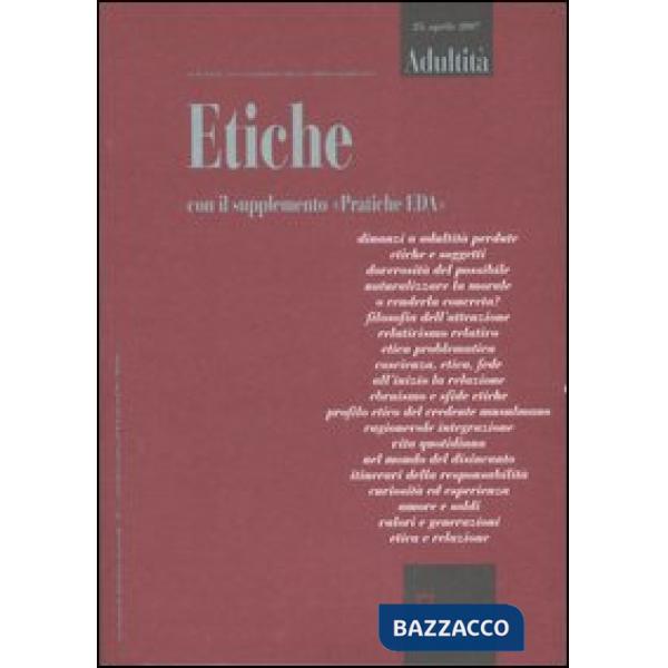 Etiche (2007). Vol. 25