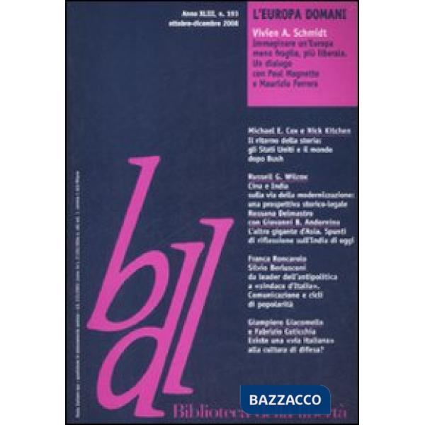 Biblioteca della libertà. Vol. 193: L'Europa domani