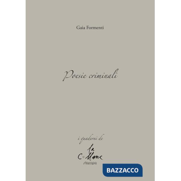 Poesie criminali