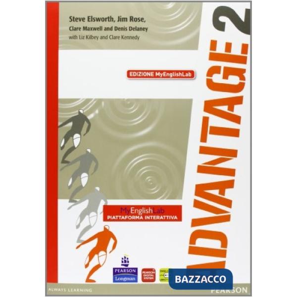 ADVANTAGE ED.MYLAB SB / WB + CULTURE GYM + CD + CARTOLINA LIV.2
