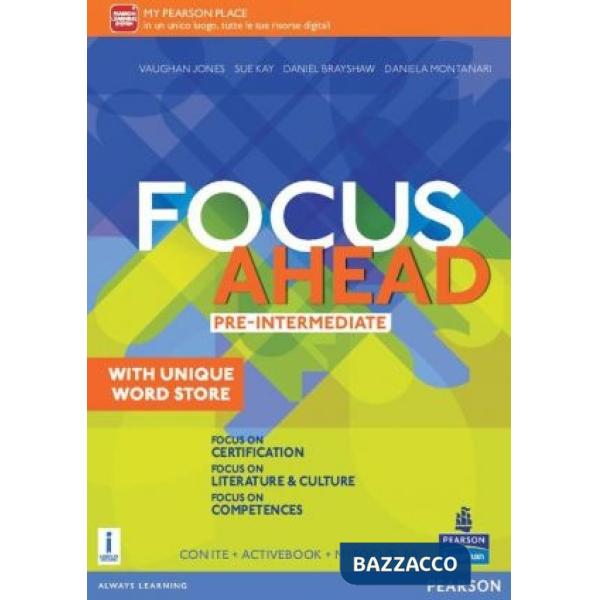 FOCUS AHEAD PRE-INTERM VOL + WORDSTORE + BUILDUP + PETCERTIFICATIO