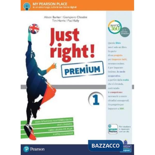 JUST RIGHT! PREMIUM 1 VOL + EASYLEARNING + ITE + ITEPL + AB + MYLAB