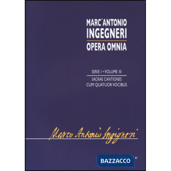 Sacrae cantiones cum quatuor vocibus. Mottetti a 4 voci. Ediz. italiana e inglese
