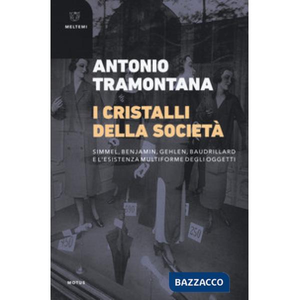Cristalli della società. Simmel, Benjamin, Gehlen, Baudrillard e l'esistenza multiforme degli oggetti (I)