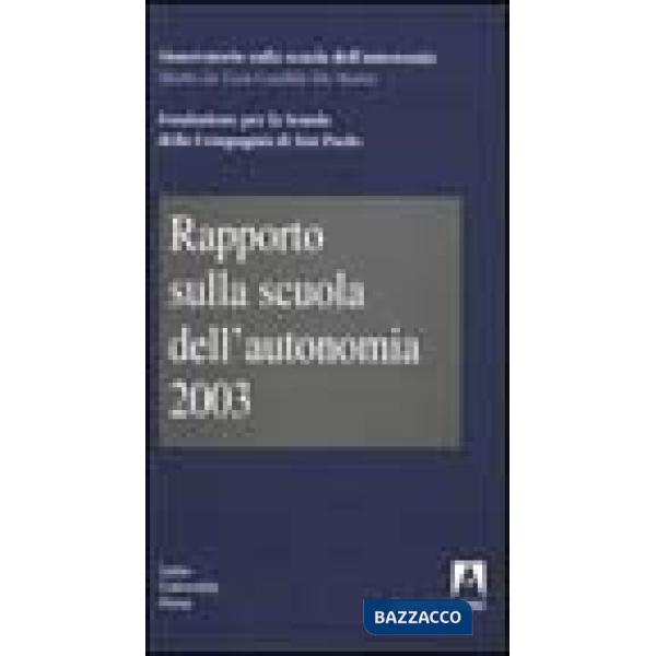 Rapporto sulla scuola dell'autonomia 2003