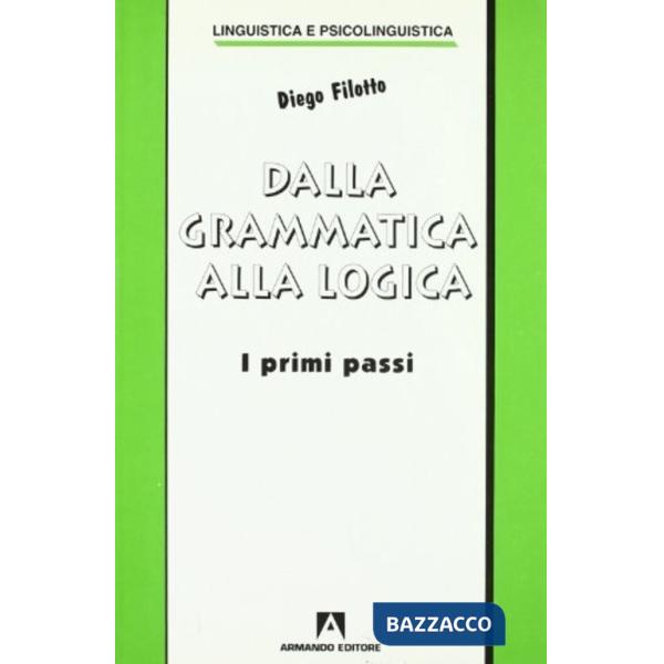Dalla grammatica alla logica. I primi passi